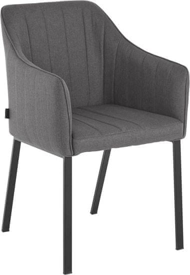 Danish Style Jedálenská stolička Gini (SET 2 ks), tmavo šedá