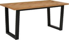 Danish Style Jedálenský stôl Grebor, 140 cm, hnedá