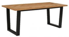 Danish Style Jedálenský stôl Grebor, 180 cm, hnedá