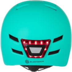 Bluetouch Bezpečnostná helma modrá s LED