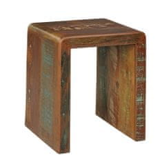 Bruxxi Odkladací stolík z recyklovaného dreva Kalkutta, 45x55 cm, mango