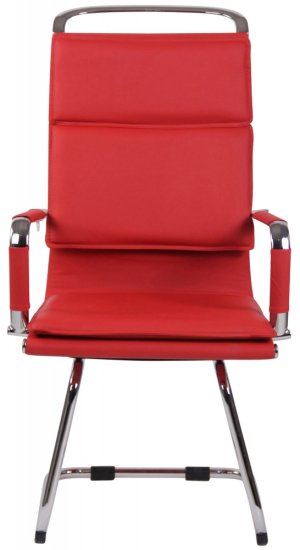 BHM Germany Konferenčná stolička Bedford, syntetická koža, červená