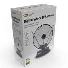 Solight izbová anténa, DVB-T2/FM, 36dB, HP04