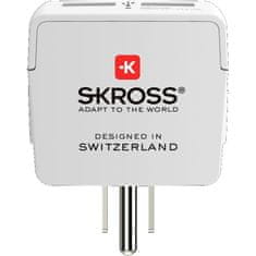 Skross cestovný adaptér USA USB pre použitie v Spojených štátoch, typ B, PA29USB