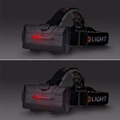 Solight LED čelové nabíjacie svietidlo 550, 550lm, Li-Ion, WN35