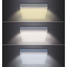 Solight LED mini panel CCT, prisazený, 18W, 1530lm, 3000K, 4000K, 6000K, štvorcový, WD173