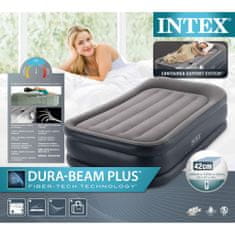 Vidaxl Intex Twin Deluxe Nafukovacia posteľ s vyvýšeným vankúšom DURA-BEAM PLUS SERIES
