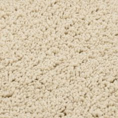 Petromila vidaXL Chlpatý koberec krémový 160x230 cm protišmykový