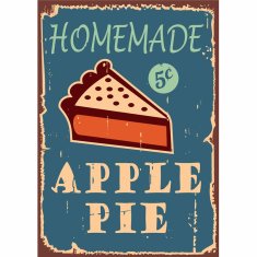 Retro Cedule Ceduľa Apple Pie