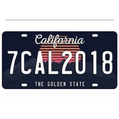 Retro Cedule Ceduľa California - The Gold State 2