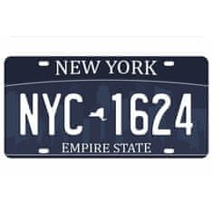 Retro Cedule Ceduľa New York - Empire State 2