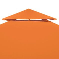 Petromila vidaXL Náhradná strieška na altánok 310 g/m², oranžová 3x4 m