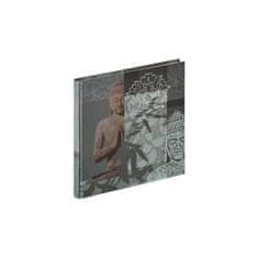 WALTHER Klasické fotoalbum Buddha 26x25/40 šedý