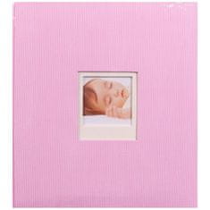 KPH Akcia 1+1: Detský fotoalbum na rožky BAMBINIS ružový + Detský fotorámik na viac fotiek BPD ružový zdarma