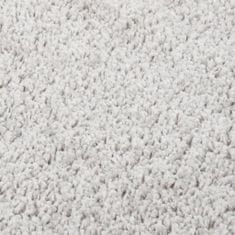 Petromila vidaXL Chlpatý koberec bledosivý 200x290 cm protišmykový