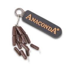 Anaconda volfrámové olovo Rig Weights hnedá 3,1 mm 15 ks