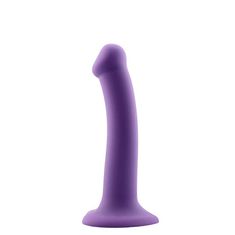 Action Action Bouncy Liquid Silicone Dildo 6.5″ (16.5 cm / Purple)