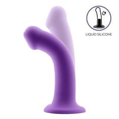 Action Action Bouncy Liquid Silicone Dildo 6.5″ (16.5 cm / Purple)