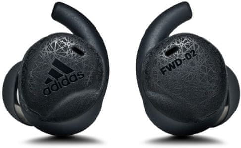 športové slúchadlá do uší Adidas FWD-02 ľahučké rýchlonabíjanie nabíjanie box odolné vode a potu Bluetooth technológia pútavý zvuk pohodlné handsfree funkcia
