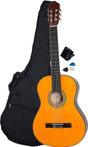 krásna akustická gitara Toledo Primera GP-44NT veľké rezonantné telo z lipovej preglejky štandardná menzúra ladiaca mechanika toledo