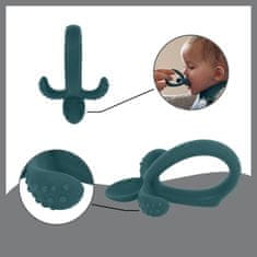 Babymoov Silikónová miska s prísavkou, lyžičkou a podbradníkom FIRST´ISY KIT Dog