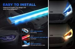 CoolCeny Flexibilný LED pásik do auta - dynamické blinkre + denné svietenie