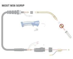 MOST Držiak špičky krátky M6/M8/28 pre M36, MB 36