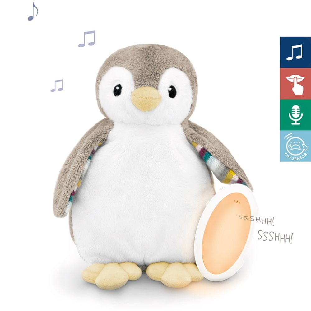ZAZU Tučniak PHOEBE - Šumiace zvieratko s nočným svetlom a hlasovým rekordérom - použité