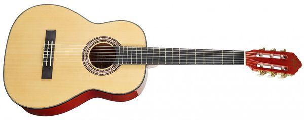 krásna akustická gitara oscar schmidt menzura 580 mm vrstvený korpus pololesklá povrchová úprava vhodná na hru trsátkami a prstami