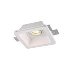 ACA ACA Lighting bodové svietidlo hranaté nastaviteľné sadrové bezrámčekové AARI GU10 G16760C