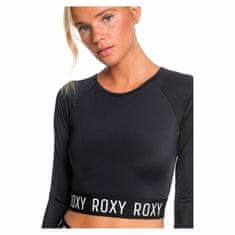 ROXY Dámske lycrové tričko Fitness Crop, dlhý rukáv čierna XL - 44