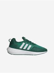 Adidas Zelené pánske žíhané tenisky adidas Originals Swift Run 22 43 1/3