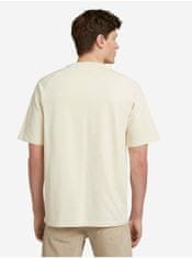 Tom Tailor Krémové pánske tričko Tom Tailor Denim M