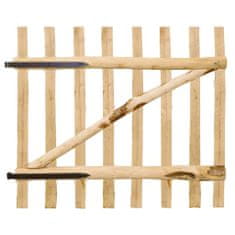 Petromila vidaXL Jednokrídlová brána, lieskové drevo, 100x90 cm