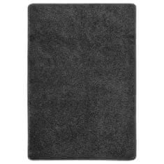 Petromila vidaXL Chlpatý koberec tmavosivý 120x170 cm protišmykový