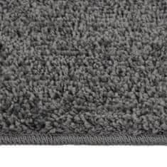 Petromila vidaXL Chlpatý koberec tmavosivý 200x290 cm protišmykový