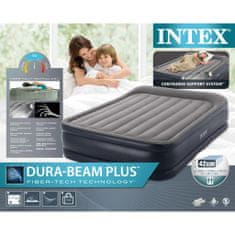 Vidaxl Intex Gueen Deluxe Nafukovacia posteľ s vyvýšeným vankúšom DURA-BEAM PLUS SERIES