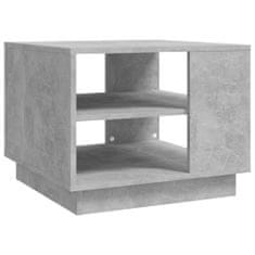 Petromila vidaXL Konferenčný stolík betónovo-sivý 55x55x43 cm drevotrieska