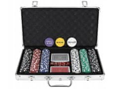Alum online Poker set v kufríku - 300 žetónov