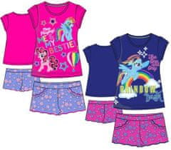 Javoli  Dievčenské Set tričko + kraťasy My Little Pony veľ. 98 modrý