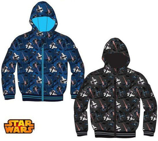 Javoli  Zimná bunda s kapucňou Star Wars vel. 128 modrá