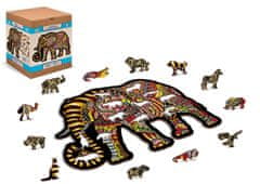 Wooden city Drevené puzzle Magický slon 150 dielikov EKO