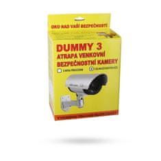 Bentech Vonkajšia atrapa bezpečnostnej kamery Dummy3-IR s infraprísvitom