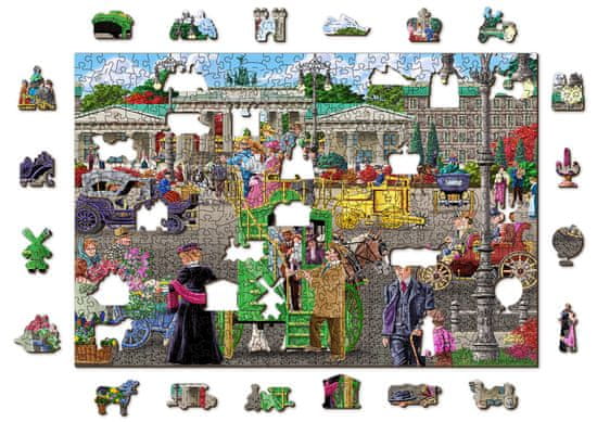 Wooden city Drevené puzzle Parížske námestie v Berlíne 2v1, 505 dielikov EKO