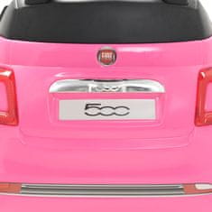 Vidaxl Detské autíčko Fiat 500, ružové