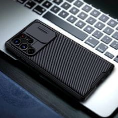 Nillkin CamShield silikónový kryt na Samsung Galaxy S22 Ultra, čierny