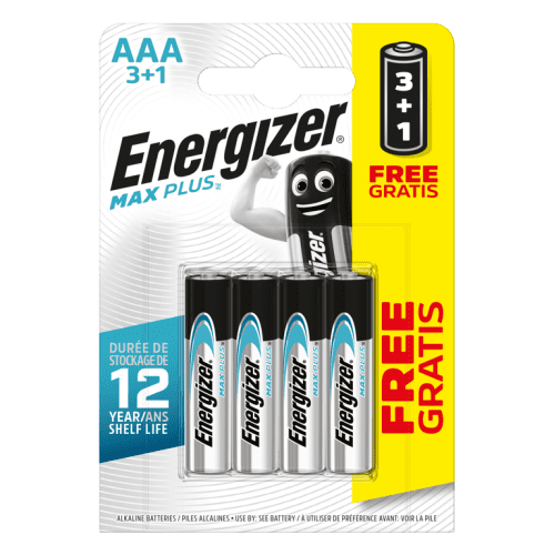 Energizer MAX PLUS AAA 3+1ks