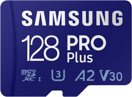 SAMSUNG PRO Plus SDHC 128GB UHS-I U3 (Class 10) + adaptér (MB-MD128KA/EU)