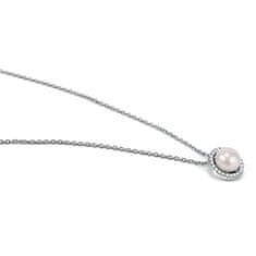 Morellato Elegantný strieborný náhrdelník s perlou Perla SAER49