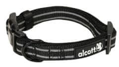 Alcott Reflexný obojok pre psov Adventure čierny veľkosť M